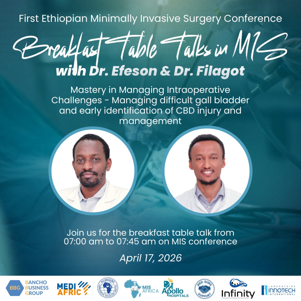 Breakfast Table Talks in MIS - MIS Africa 2026 Conference Poster